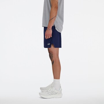 Regular Pantalon de sport new balance en bleu