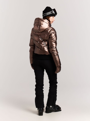 PROTEST Athletic Jacket 'PRTJolan' in Brown