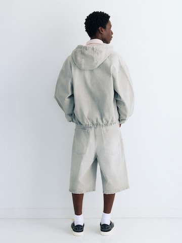 Veste mi-saison Pull&Bear en gris