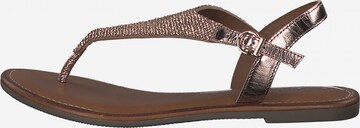 Flip-flops de la TAMARIS pe bronz