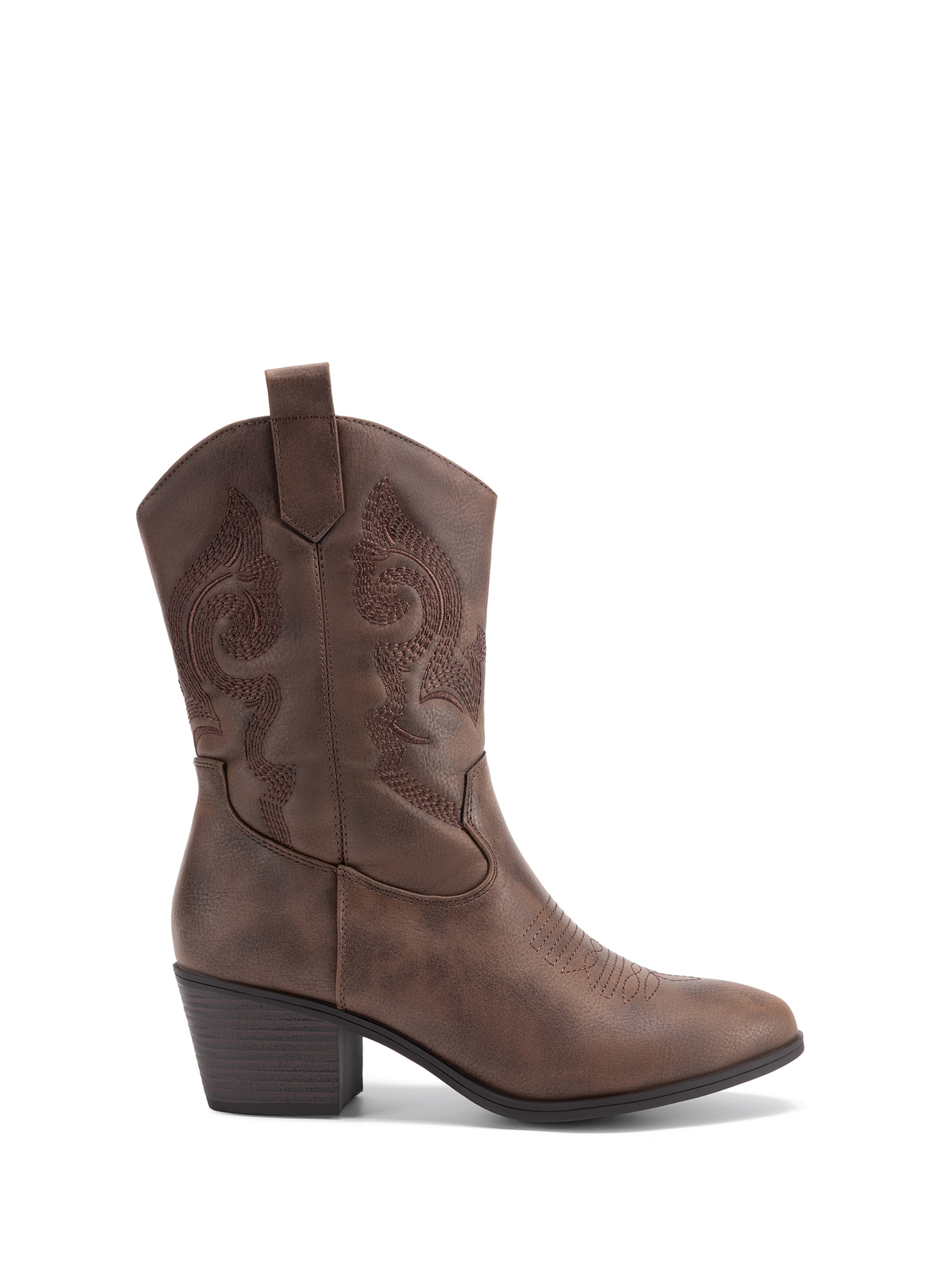 Boots 'DREAM PAIRS Klassische stiefel für Damen' Dream Pairs en marron : devant