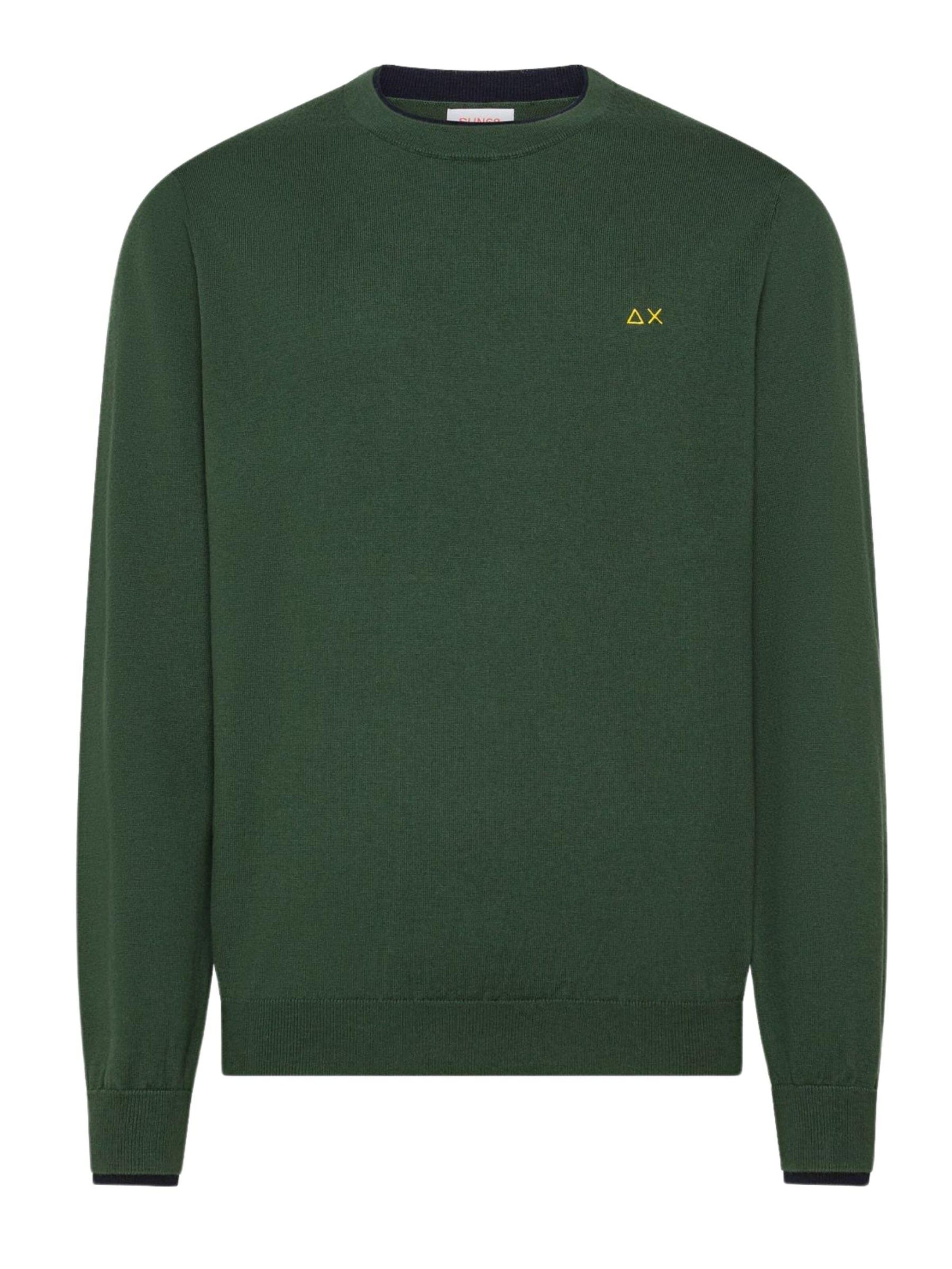 SUN68 Pullover 'Maglieria K46159'‌‌‌‌‌‌ in Grün: Vorderseite