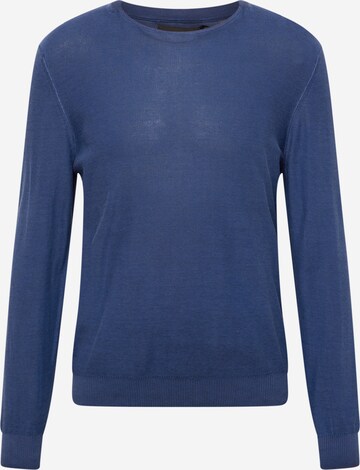 REPLAY - Pullover 'Mesh' em azul: frente