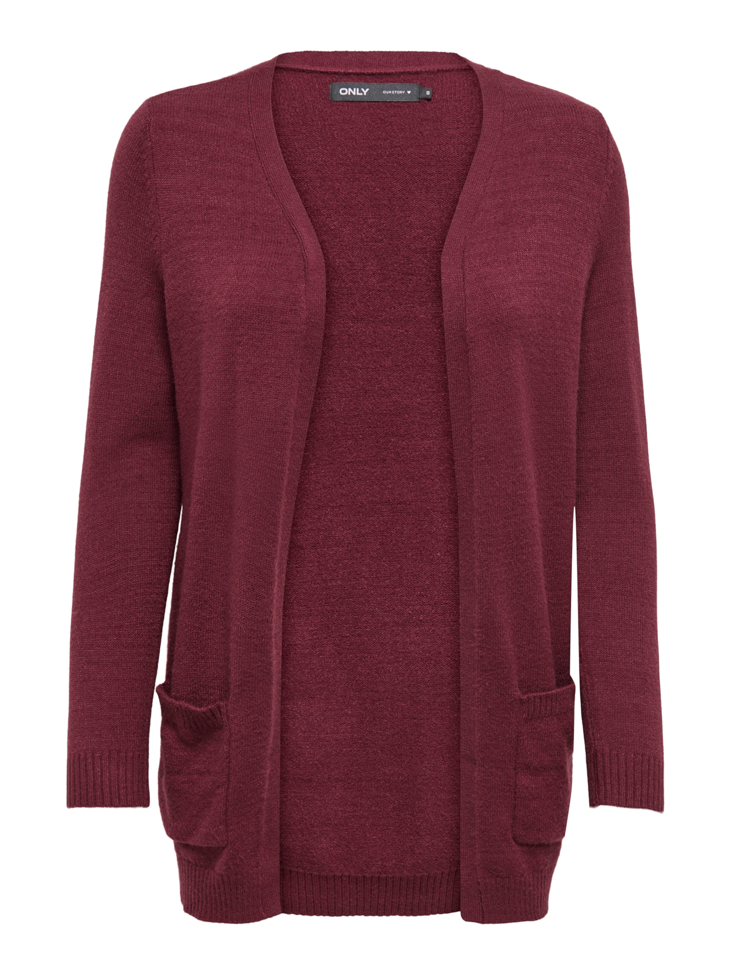 ONLY Cardigan 'ONLLESLY' i rød: forside