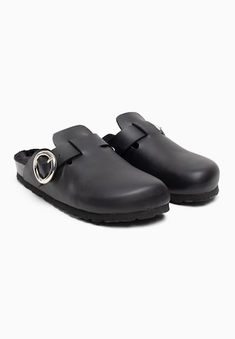 Bayton Clogs 'Aspen' in Zwart