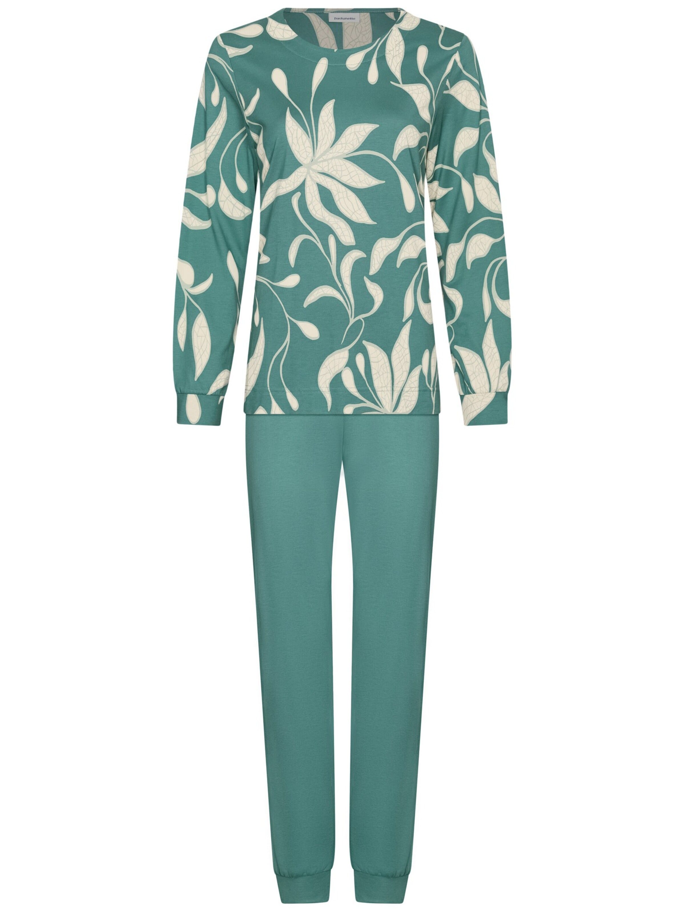 Pastunette Pyjama‌‌‌‌‌ in Grün: Vorderseite