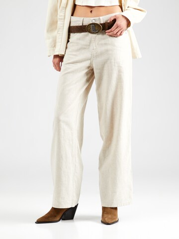 Loosefit Pantaloni 'Astro' di WEEKDAY in beige: frontale