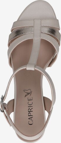 CAPRICE Sandalen met riem in Beige