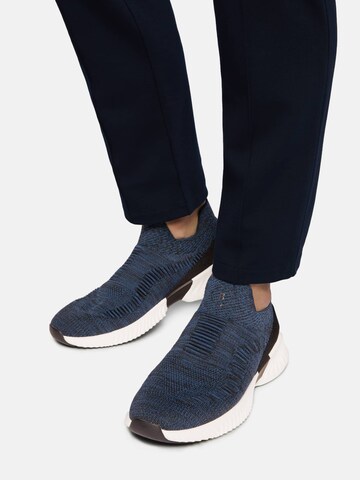 Scarpa slip-on di Boggi Milano in blu: frontale