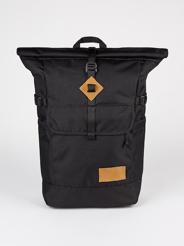 JANSPORT Rugzak 'Hatchet Rolltop Black -- Unisex Black Backpack' in Zwart: voorkant
