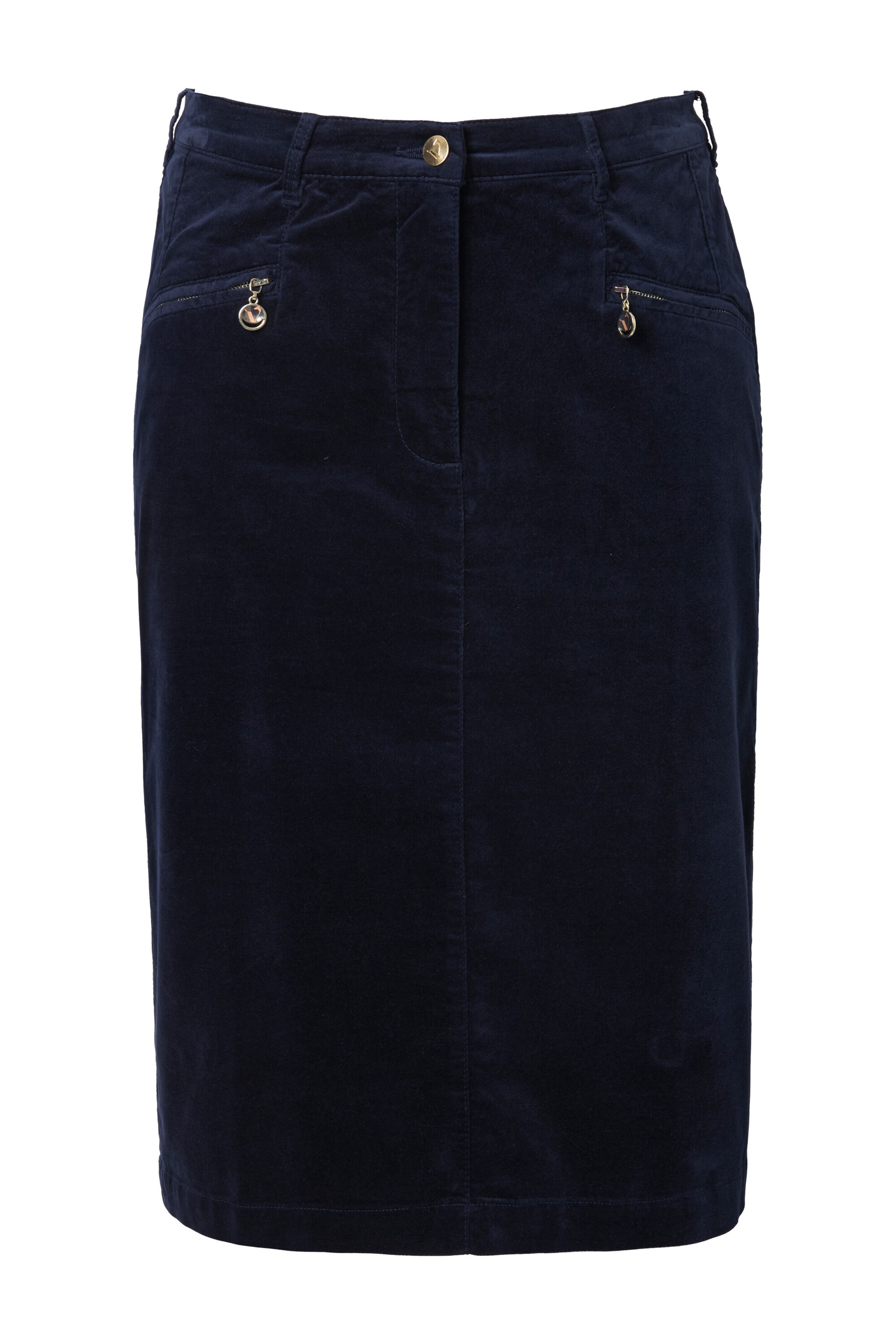 Ulla Popken Rok in Blauw: voorkant