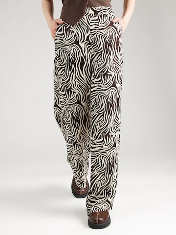 MORE & MORE Wide leg Broek in Zwart: voorkant