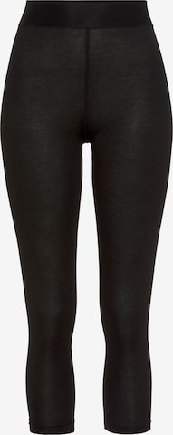 LASCANA ACTIVE Skinny Workout Pants in Black: front