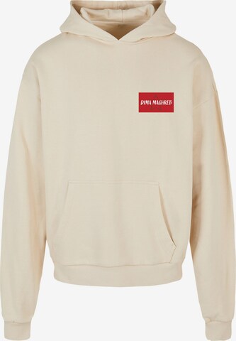 Merchcode Sweatshirt 'Marocco Dima Maghreb' in Beige: front