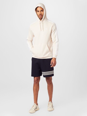 ADIDAS ORIGINALS Sweatshirt 'Adicolor Classics 3-Stripes' i hvid