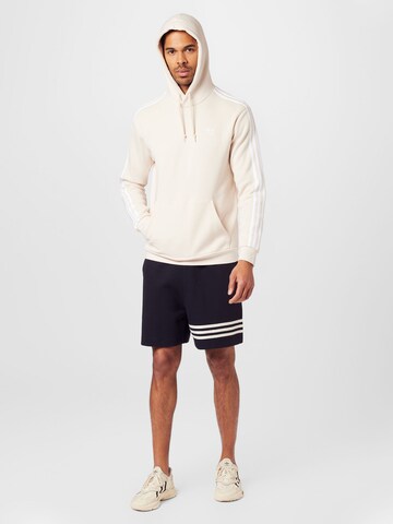 Sweat-shirt 'Adicolor Classics 3-Stripes' ADIDAS ORIGINALS en blanc