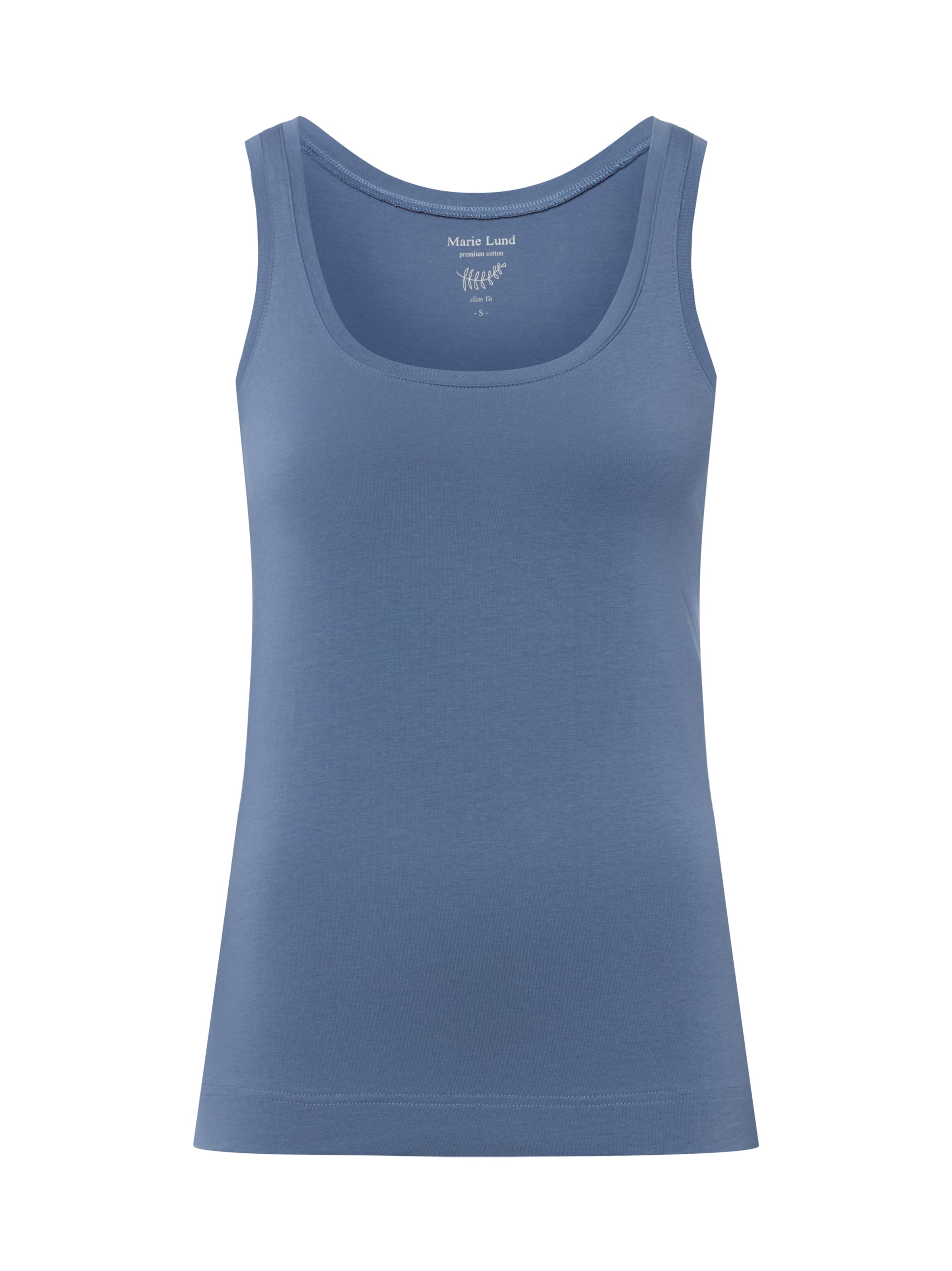Marie Lund Top in Blue: front