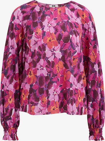WE Fashion Blouse in Lila: voorkant