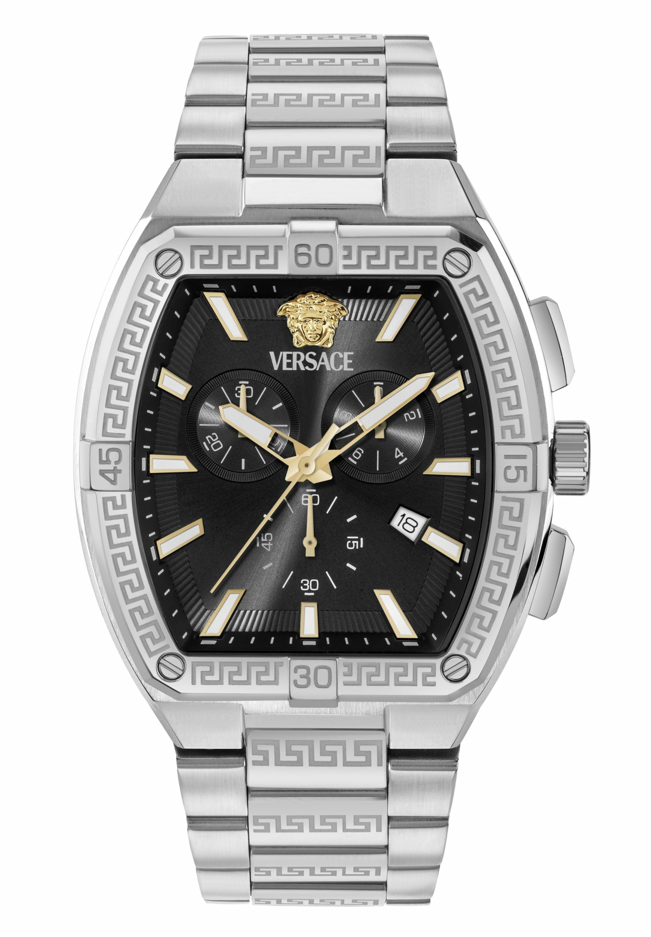 VERSACE Analoguhr in Silber: Vorderseite