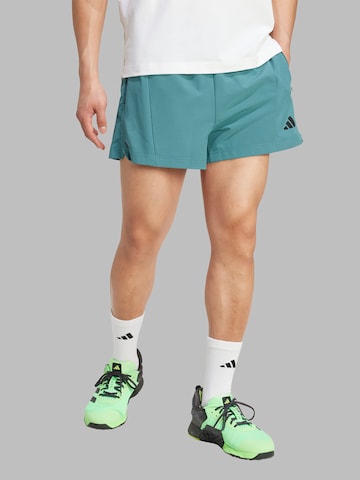 ADIDAS PERFORMANCE - regular Pantalón deportivo 'POWER' en verde: frente