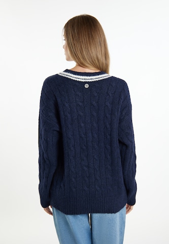 DreiMaster Maritim Sweater 'Boundry' in Blue