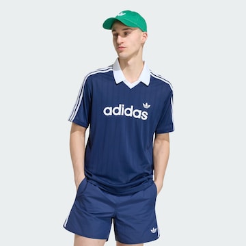 T-Shirt ADIDAS ORIGINALS en bleu : devant