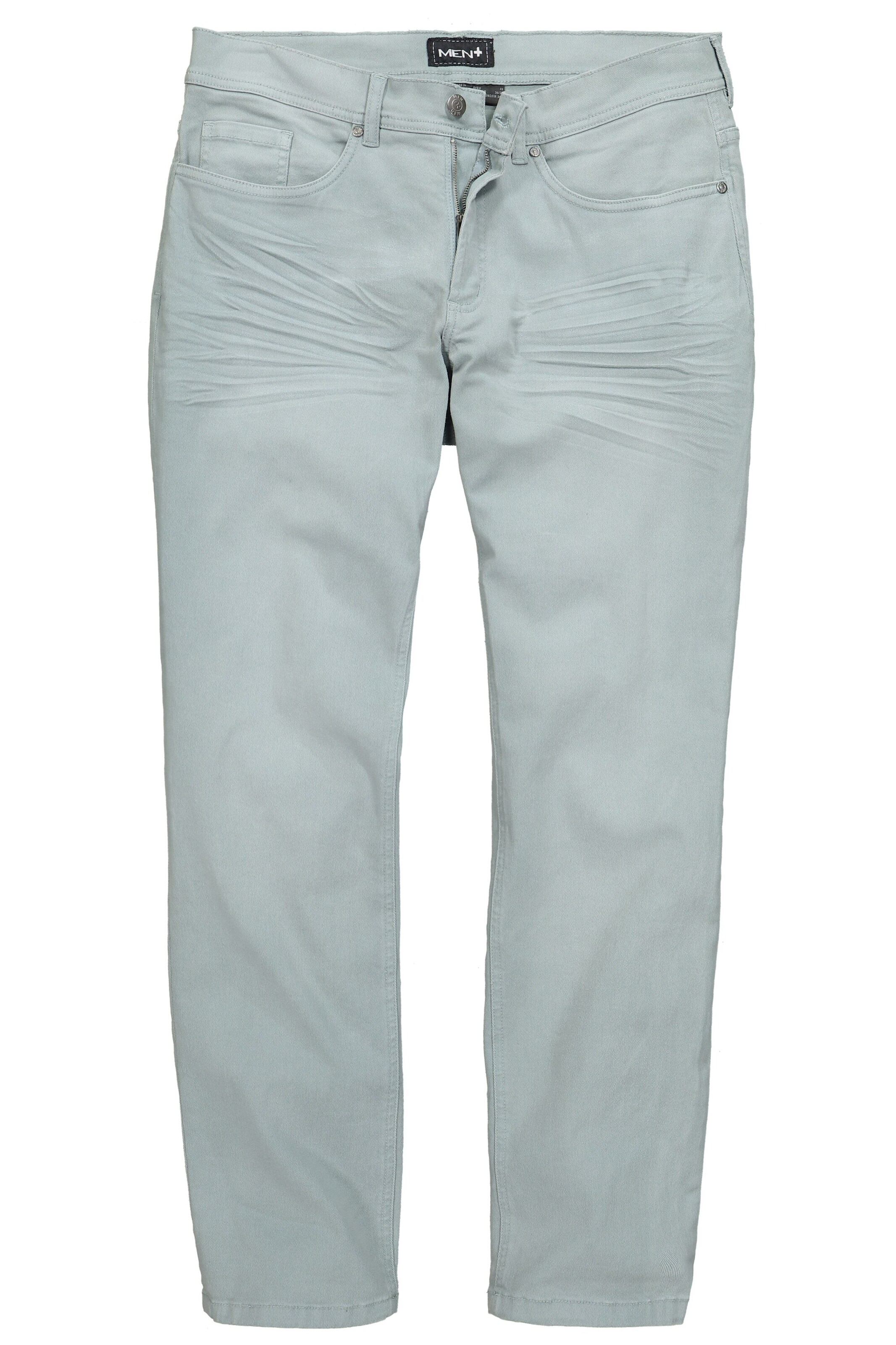 Men Plus Regular Jeans in Green: front