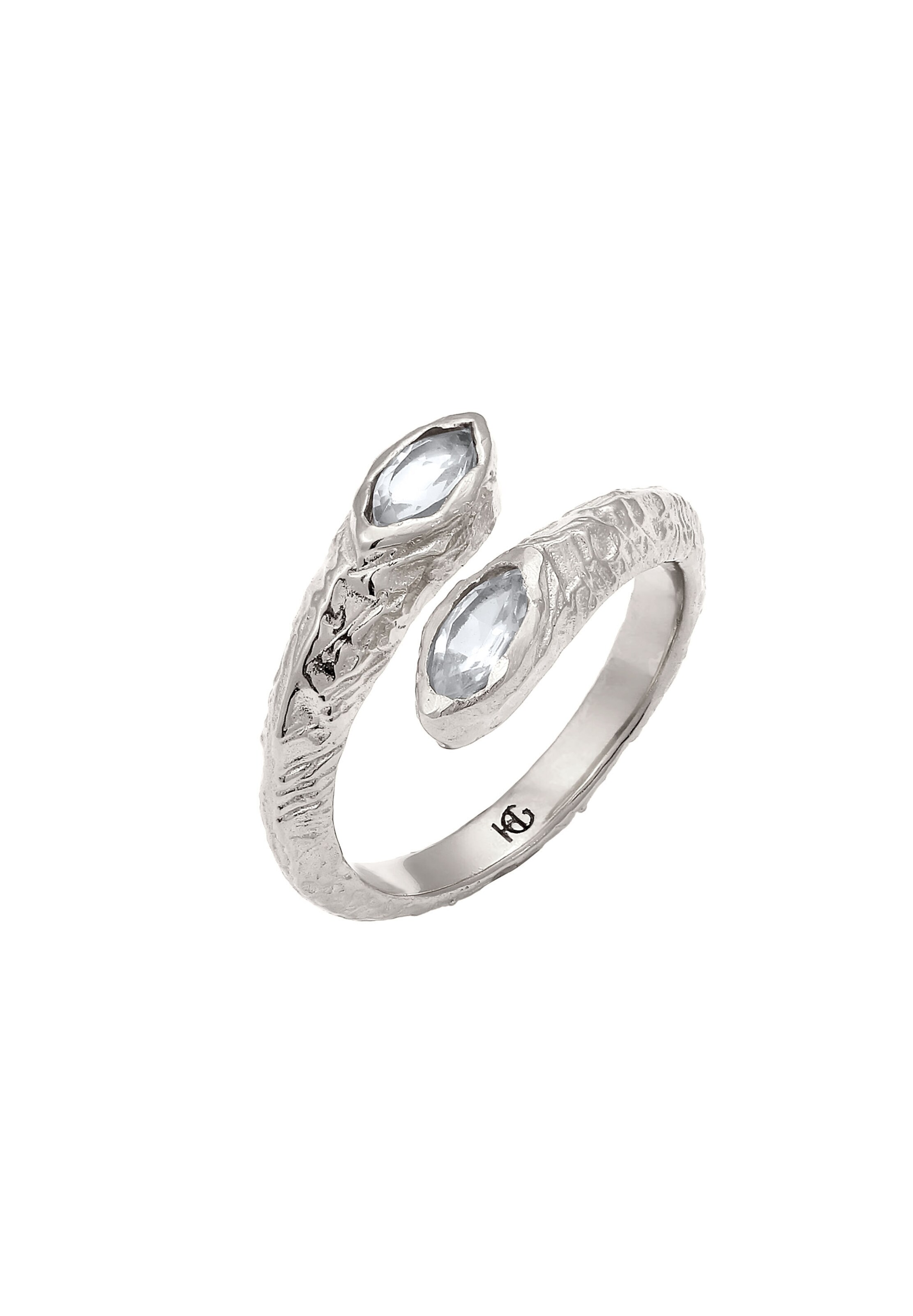 Haze&Glory Ring in Silber: Vorderseite