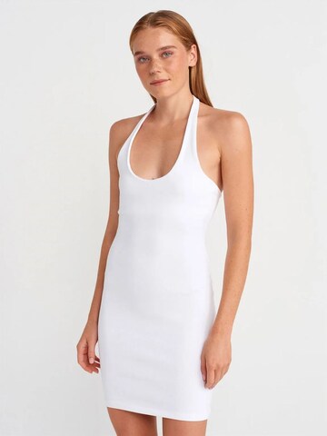 Dilvin Dress in White: front