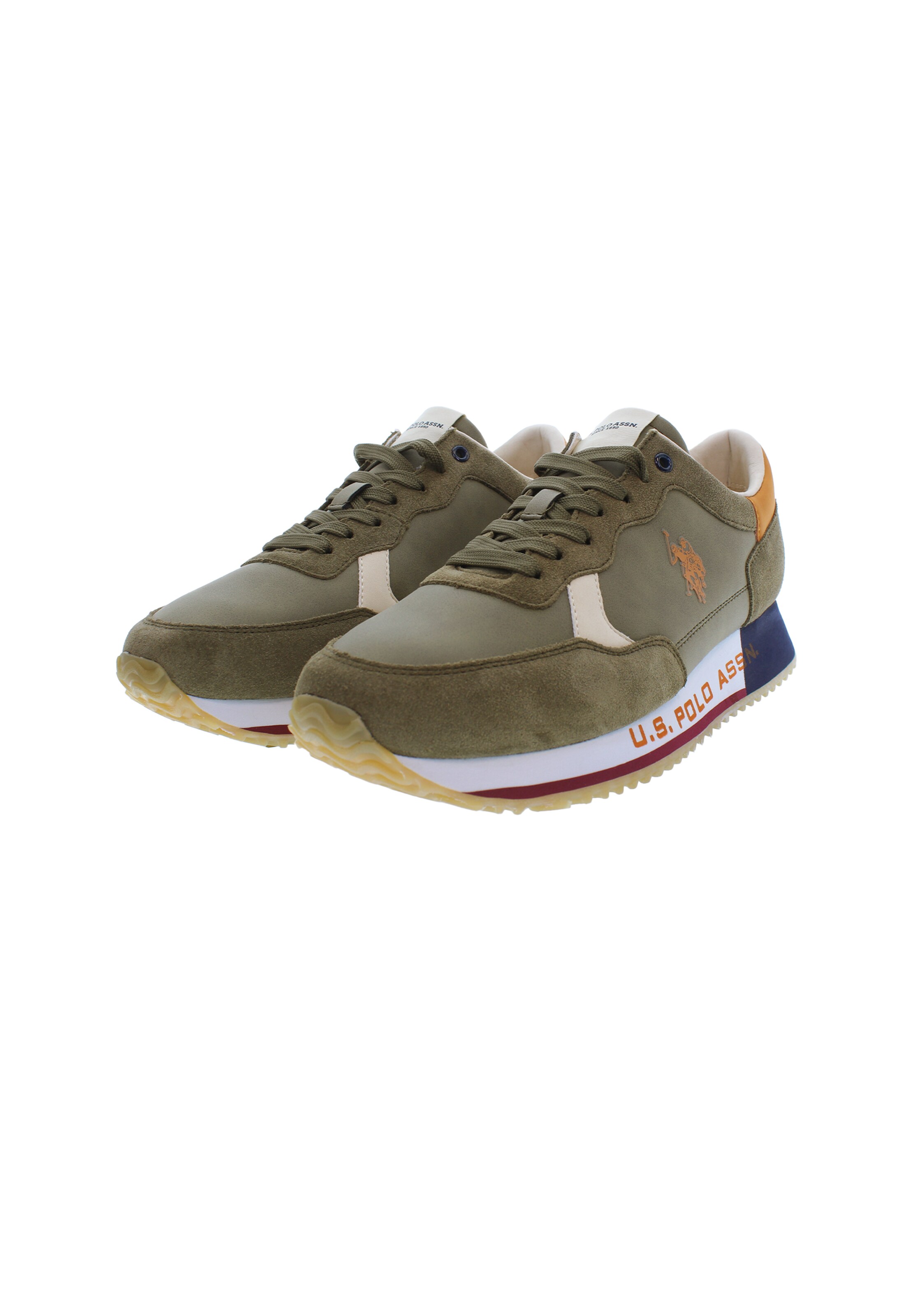 U.S. POLO ASSN. Platform trainers 'Cleef006' in Green