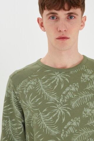 BLEND Sweatshirt mit Allover print in Grün