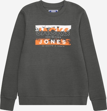Jack & Jones Junior Sweatshirt 'JCOKONTA' in Grijs: voorkant