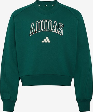 ADIDAS SPORTSWEAR Urheilullinen collegepaita värissä vihreä: etupuoli