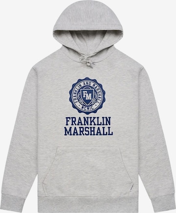 FRANKLIN & MARSHALL Sweatshirt in Grijs: voorkant