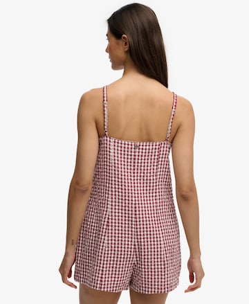 Combinaison 'Gingham Cami' Superdry & Co en rouge