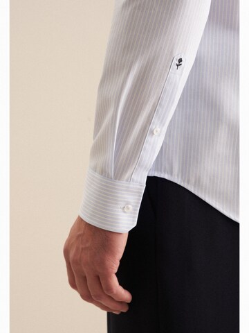 SEIDENSTICKER Slim Fit Hemd in Blau