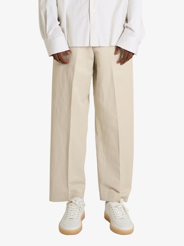 COSTUMEIN Wide Leg Hose in Weiß: Vorderseite