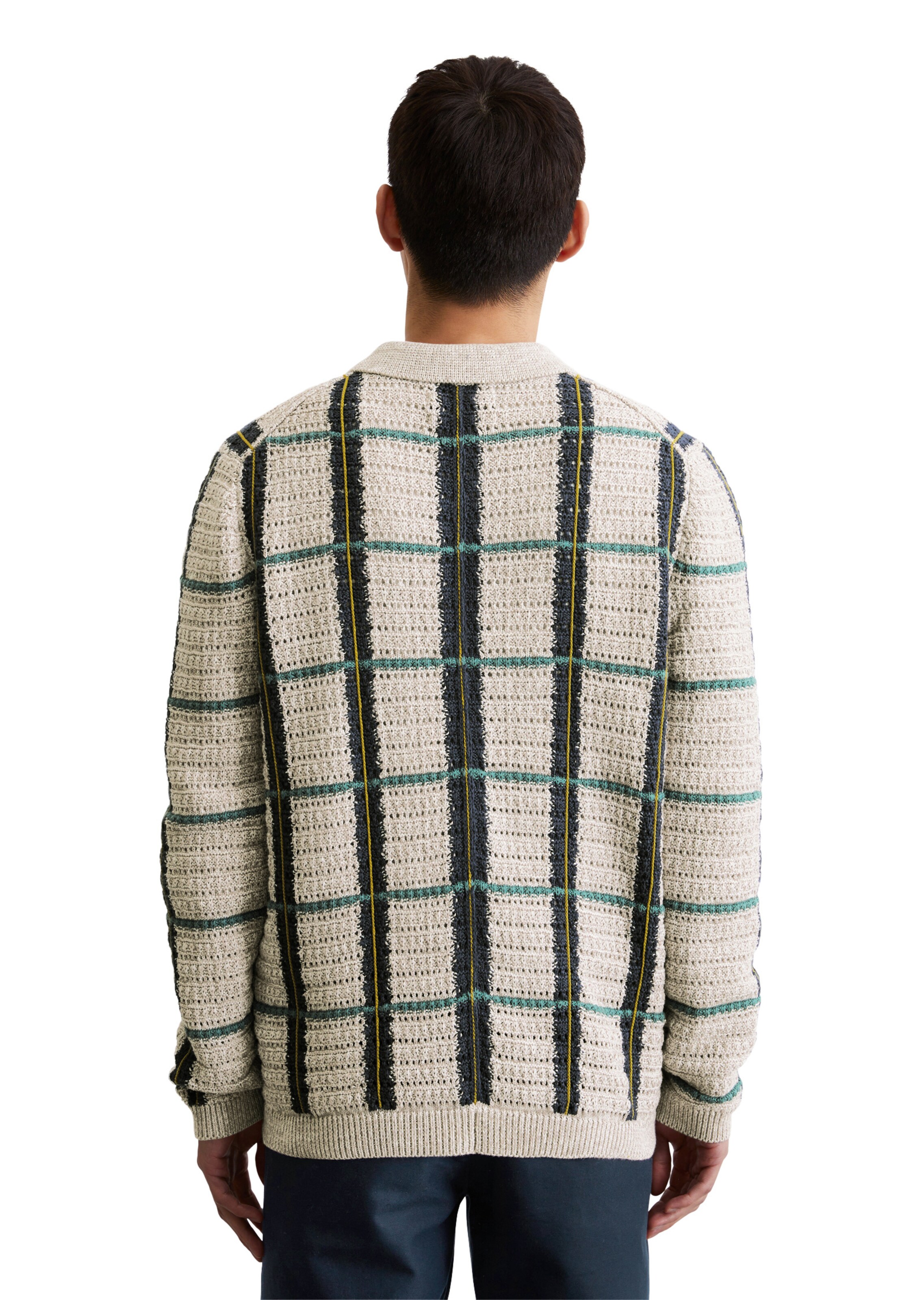 Marc O'Polo Gebreid vest in Beige