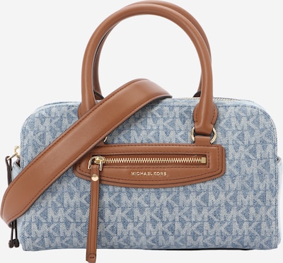 Rankinė iš MICHAEL Michael Kors, spalva – šviesiai mėlyna / ruda (konjako), Prekių apžvalga