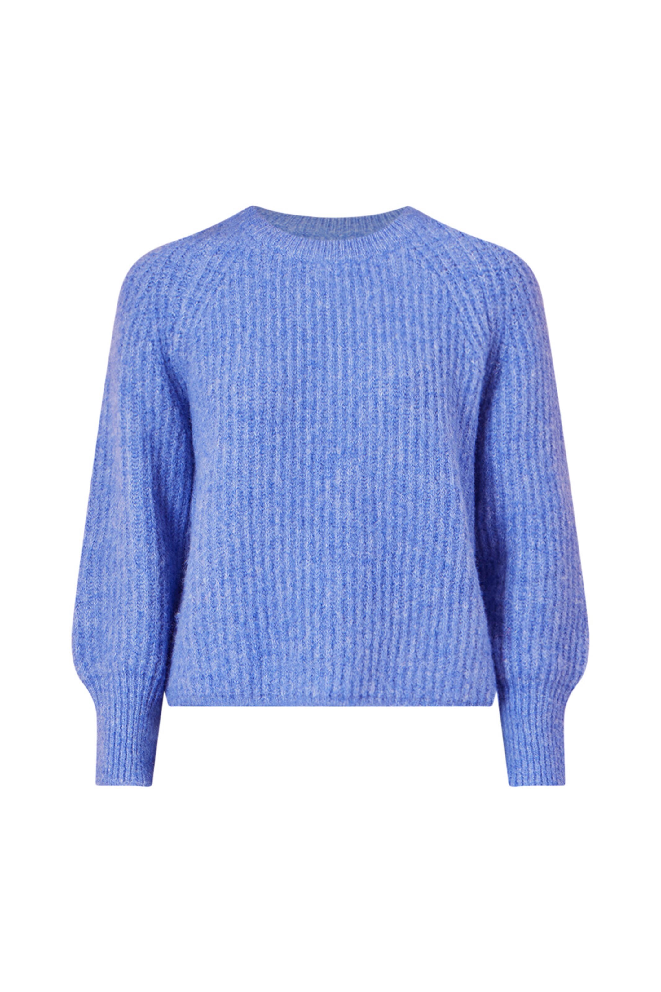 Yumi Pullover in Blau: Vorderseite