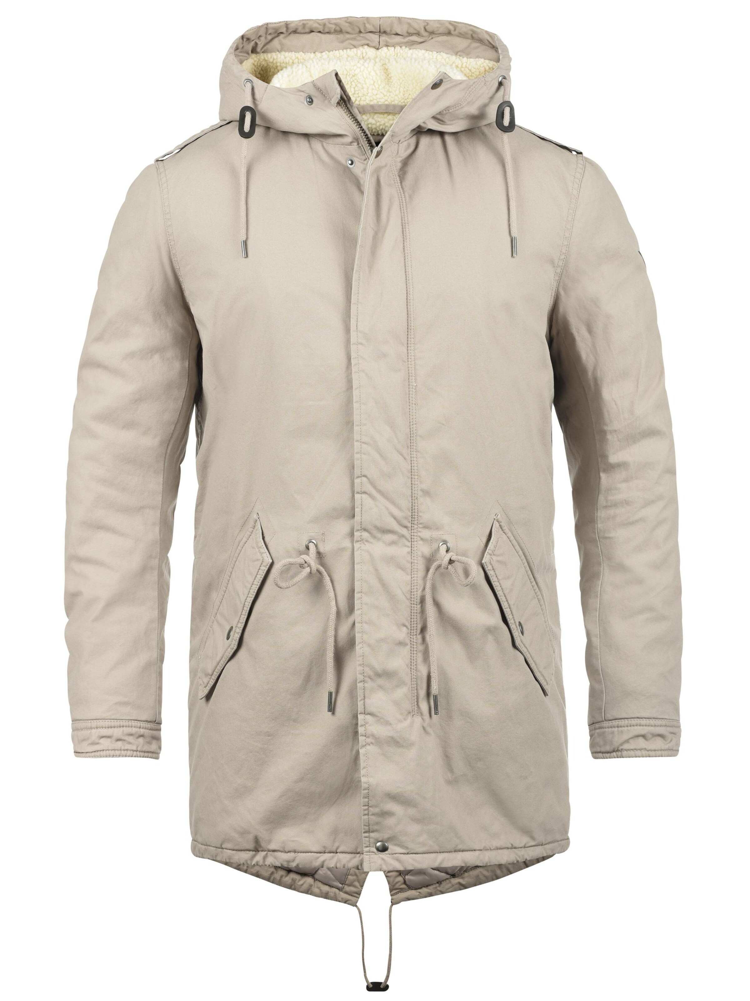!Solid Winter Parka 'Darnell' in Beige: front