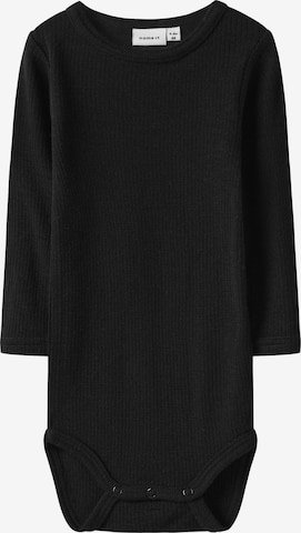 Tutina / body per bambino 'NBNWax' di NAME IT in nero: frontale