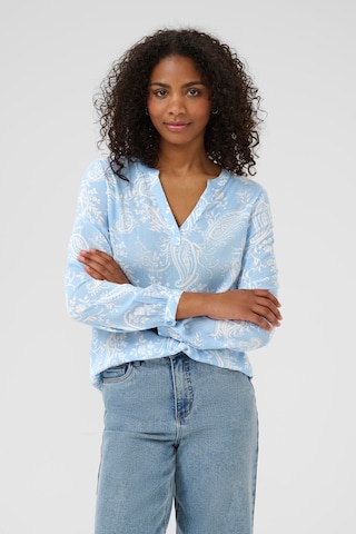 Kaffe Blouse 'KABeathe' in Blue: front