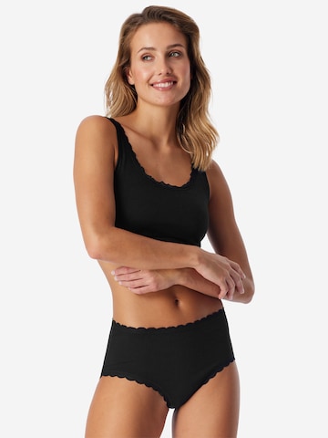 uncover by SCHIESSER Slip ' Cotton Lace ' in Zwart