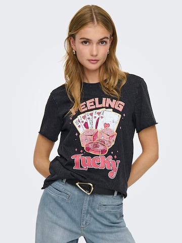 ONLY Tričko 'ONLLUCY' - Čierna