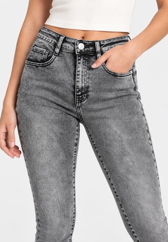 Elara Skinny Jeans in Grijs