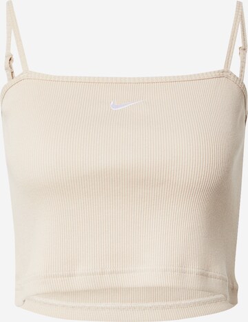 Nike Sportswear Topp i beige: framsida