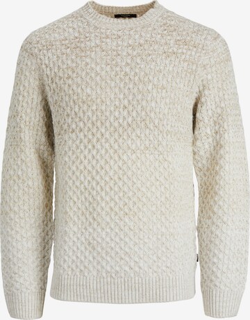 JACK & JONES Trui in Beige: voorkant