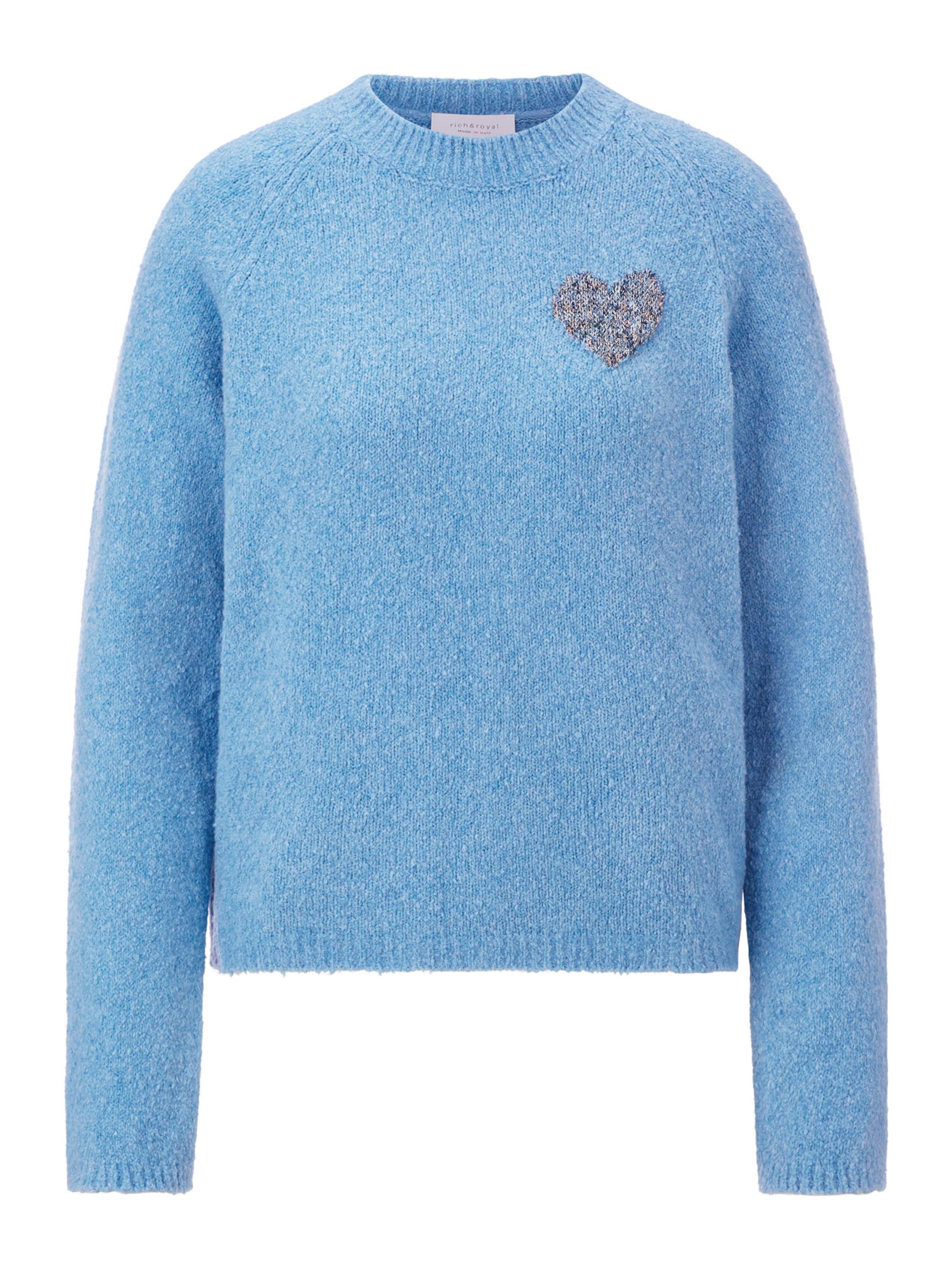 Rich & Royal Πουλόβερ σε μπλε: μπροστά