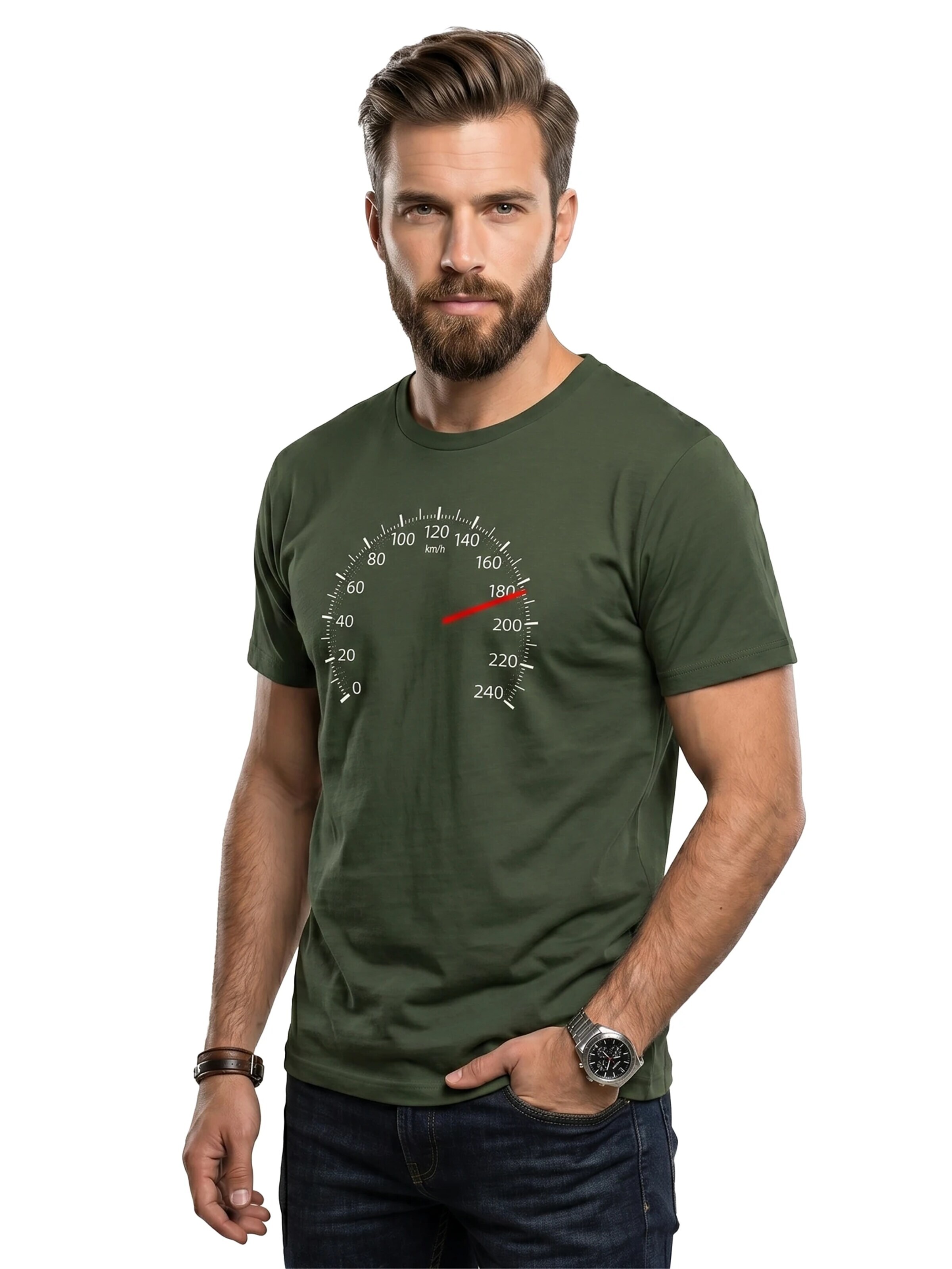 MAKAYA Shirt 'Tacho 180' in Green
